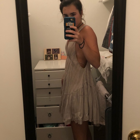 SOLD Free People tunic dress (tan) - Picture 8 of 8